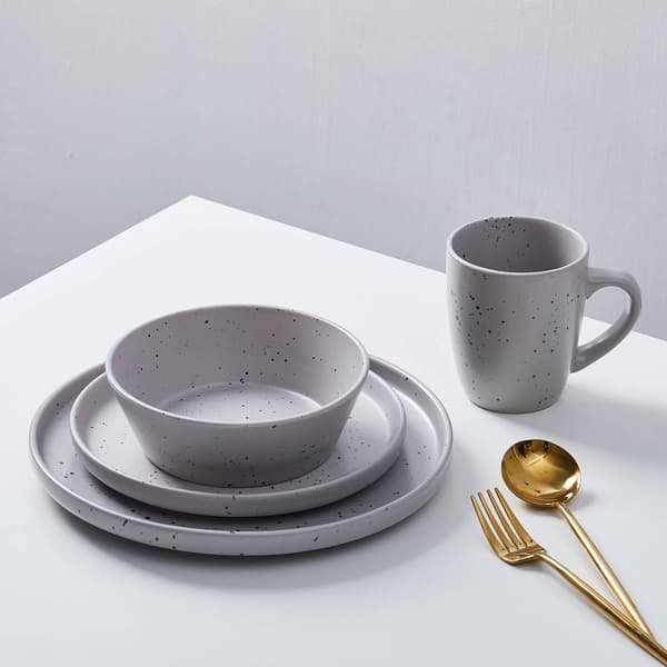Stone Lain Jade 16pc. Stoneware Dinnerware Set