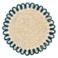 15in. Navy Round Maize Border Placemat - image 1