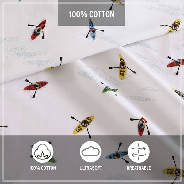 Eddie Bauer Kayaks Cotton Percale Sheet Set