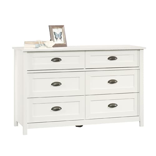 Sauder County Line Dresser - Soft White