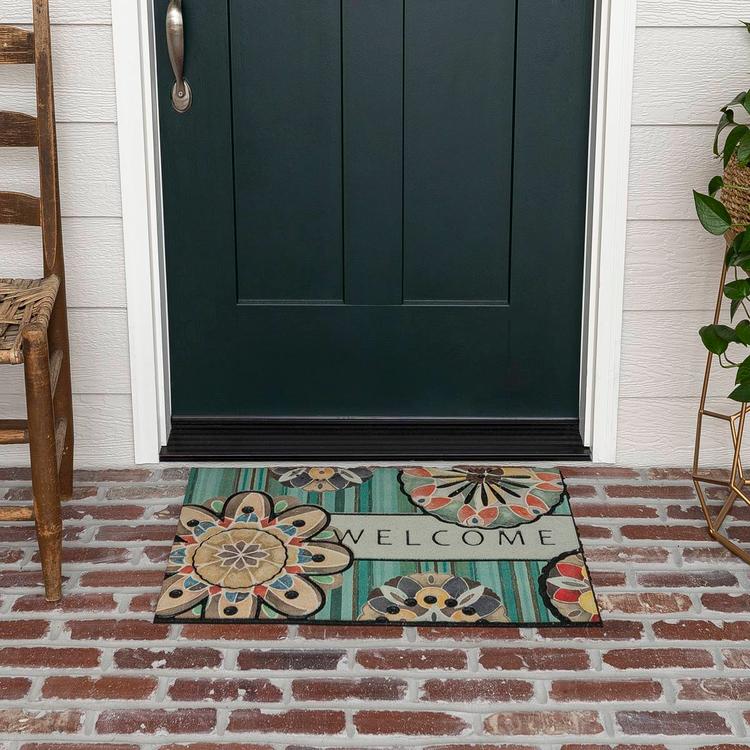 Mohawk Home Playful Medallion Welcome Rectangle Doormat