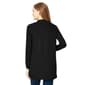 Womens Jones New York Malibu Open Front Cardigan w/Side Slit - image 2