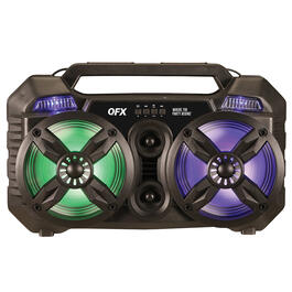QFX 6.5in. Bluetooth Boombox with LED