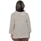 Petite Alfred Dunner Luxe Be A Lady Cowl Neck Sweater - image 2