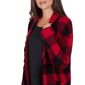 Womens Ruby Rd. Mysterious Romance Buffalo Plaid Cardigan - image 5
