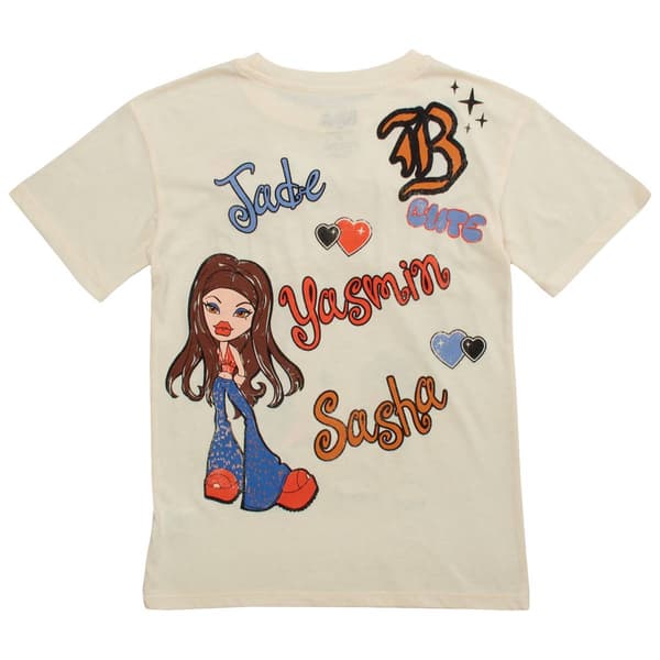 Girls (7-16) Bratz® Short Sleeve Scorchin'' Back Art Tee