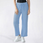 Juniors No Comment Drawstring High Rise Wide Leg Pants - image 1