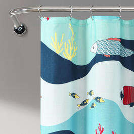 Lush Décor® Sea Life Shower Curtain