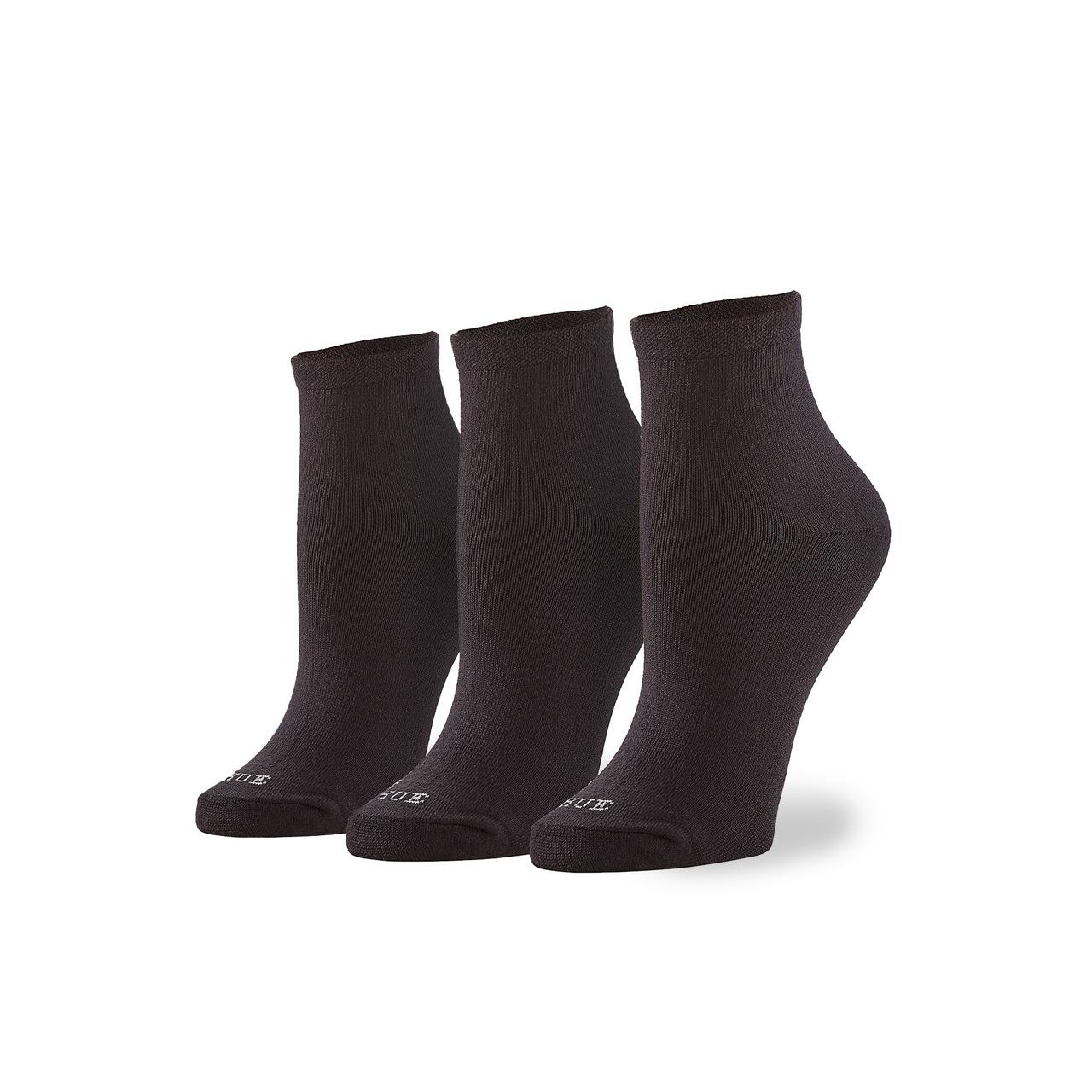 Womens HUE® 3Pk. Super Soft Cropped Socks