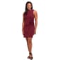Womens Luxology Sleeveless Scuba 3D Side Flower Sheath Dress - image 1