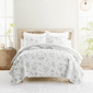 Soft Essentials Ultra Soft Blooming Daisy Reversible Quilt Set - image 4