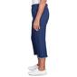 Womens Alfred Dunner Classics_S5 Denim Fringe Capri Pants - image 4