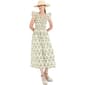 Womens MNK Ruffle Sleeve Smock Waist Fit & Flare Dress - image 1