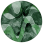 HomeRoots Fern Green Round Abstract Non Skid Area Rug - image 2