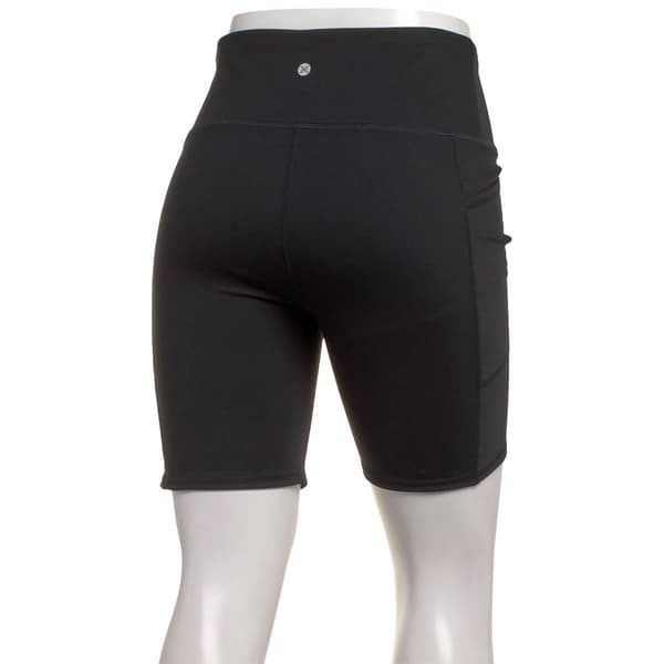 Womens RBX Bike Short W/ Foldover Waistband - Black