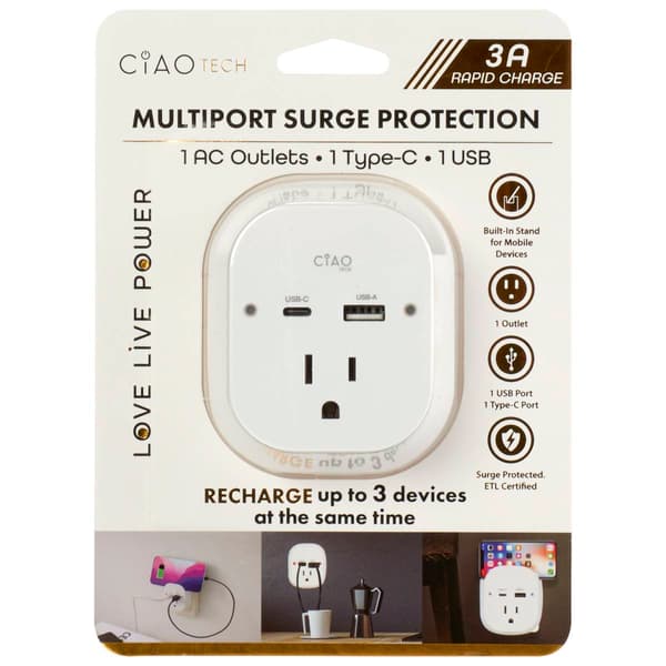 Ciao Tech 2 Outlet Wall Charger - image 