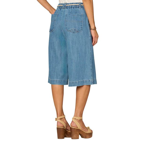 Womens Democracy "Ab" Leisure Skyrise Relaxed Rope Belt Shorts