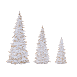Melrose Embossed Christmas Tree - Set of 3