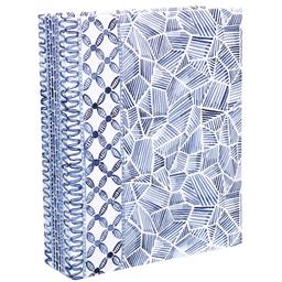 Malden 2-Up Multi-Patterned Indigo Weld Bound Photo Album