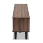 Baxton Studio Clapton Walnut Brown Finished Wood TV Stand - image 4