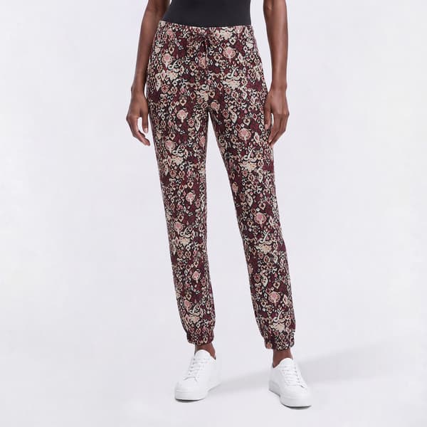Womens Scarlet Love Ikat Drawstring Tie Jogger - image 