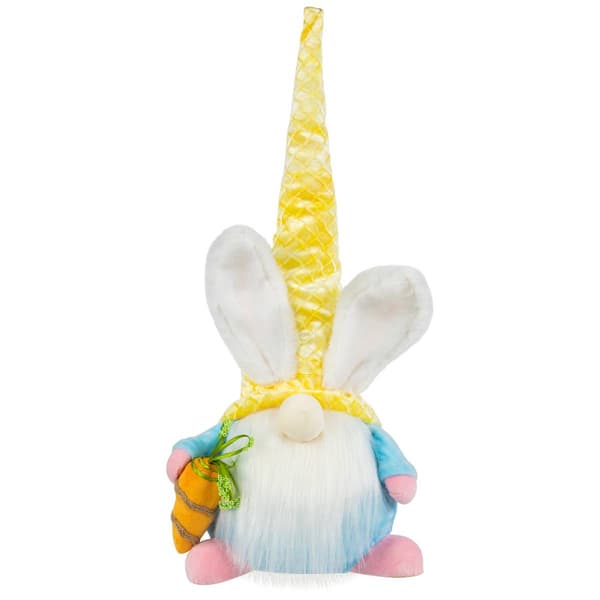 Northlight Seasonal Gnome w/ Bunny Ears & Hat Easter Figurine - image 