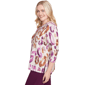 Womens Alfred Dunner Urban Legend 3/4 Sleeve Leopard Blouse - image 4