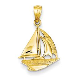 Gold Classics(tm) 14k. Sailboat Pendant