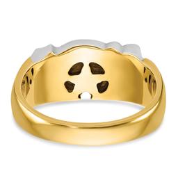 Mens Gentlemen’s Classics™ 14kt. Gold 1/5ctw Diamond Shriner Ring