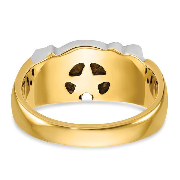Mens Gentlemen’s Classics™ 14kt. Gold 1/5ctw Diamond Shriner Ring