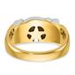 Mens Gentlemen&#8217;s Classics&#8482; 14kt. Gold 1/5ctw Diamond Shriner Ring - image 5