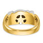 Mens Gentlemen’s Classics™ 14kt. Gold 1/5ctw Diamond Shriner Ring - image 5