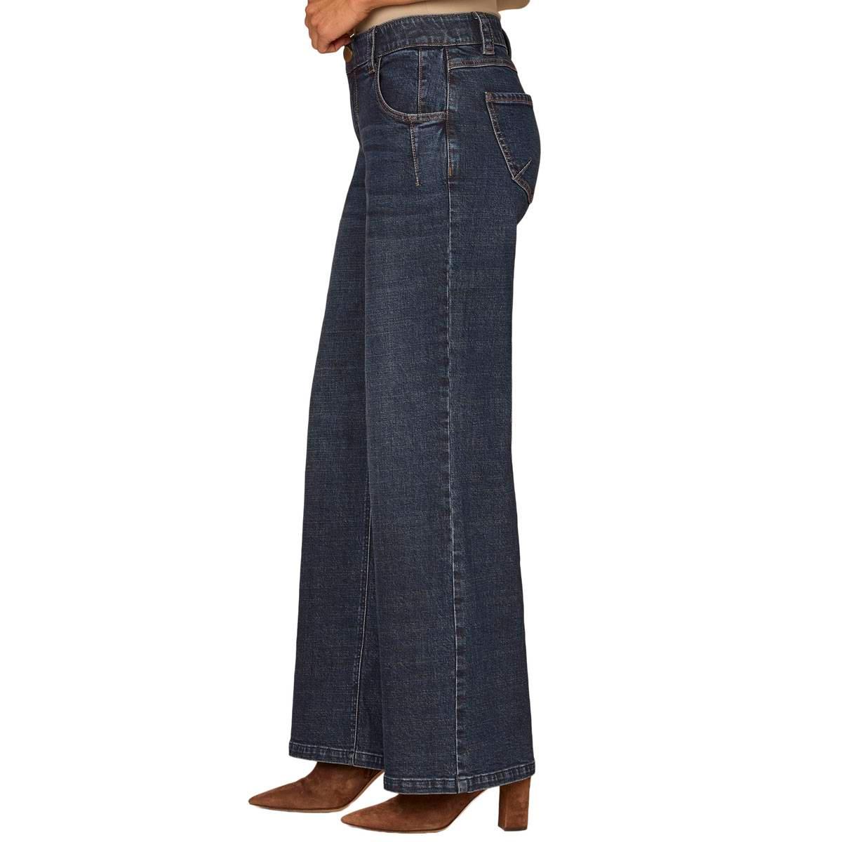 Womens Democracy “Ab”solution® 5-Pocket Wide Leg Jeans