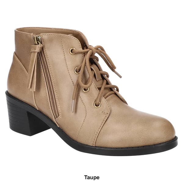 Womens Easy Street Becker Block Heel Ankle Boots