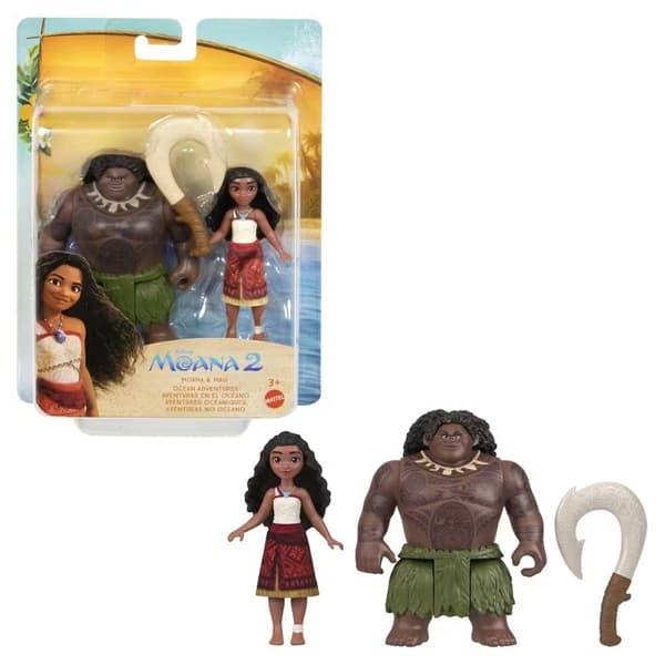 Mattel(R) Disney Moana 2 Moana & Maui Ocean Adventures Set - image 
