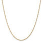Gold Classics&#8482; 1.4mm. 14k Gold Singapore Chain Anklet - image 2