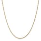 Gold Classics&#8482; 1.4mm. 14k Gold Singapore Chain Anklet - image 2