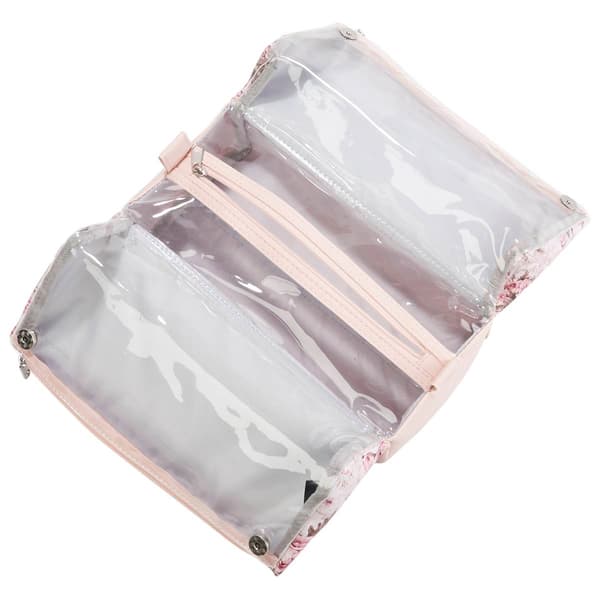 Tahari Pyramid Floral Cosmetic Case