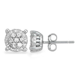 Diamond Classics&#8482; Sterling Silver 1/4ctw Stud Earrings