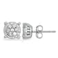 Diamond Classics™ Sterling Silver 1/4ctw Stud Earrings - image 2
