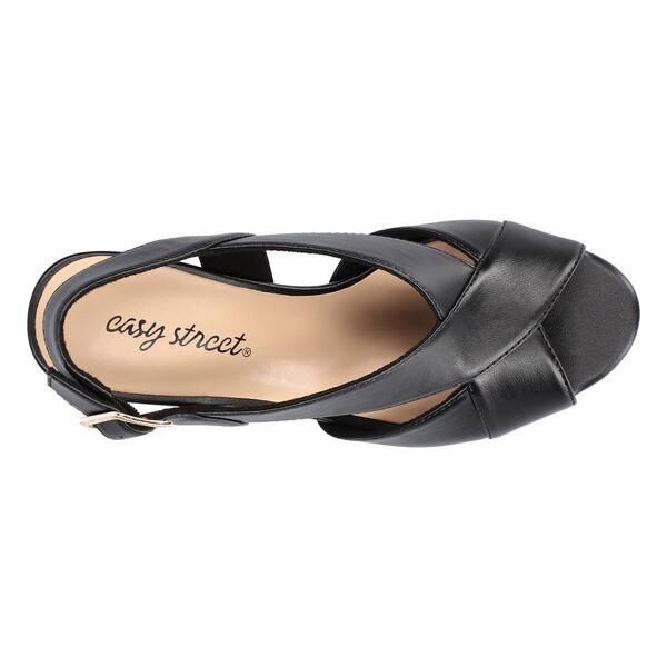 Womens Easy Street Christy Peep Toe Sandals