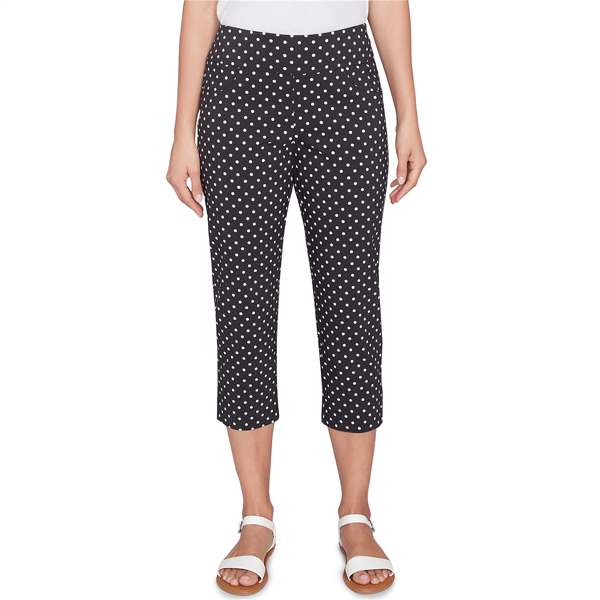 Women's Polka Dot Print Capri