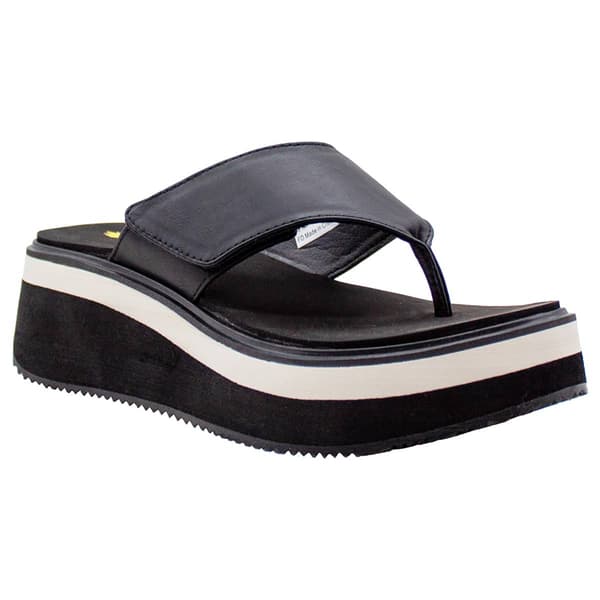 Womens Volatile Shitake Wedge Sandals - image 