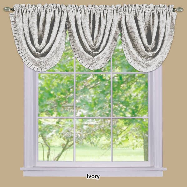 Achim Sutton Waterfall Pleated Valance - 48x36