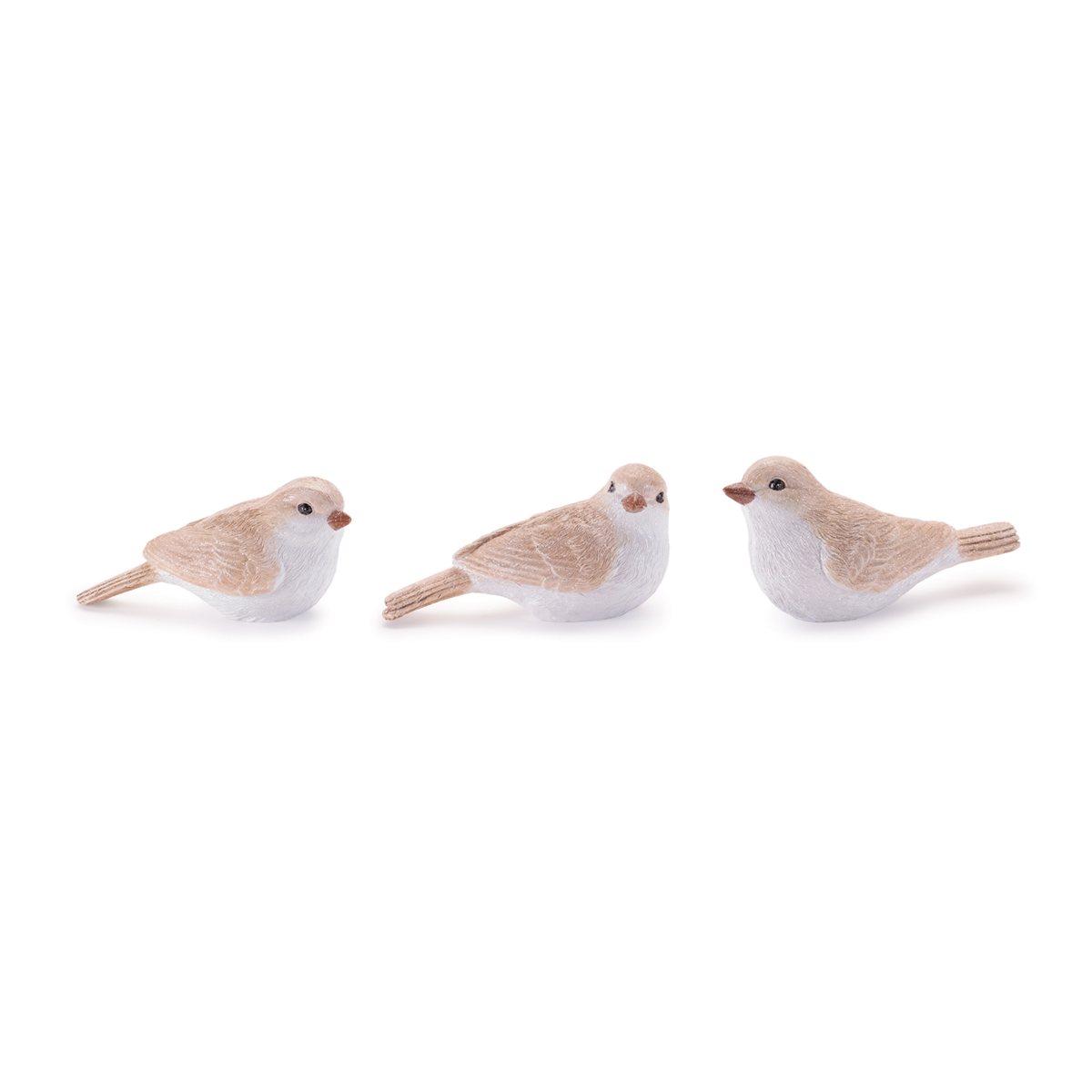 Melrose Glittered Bird Figurine - Set of 6