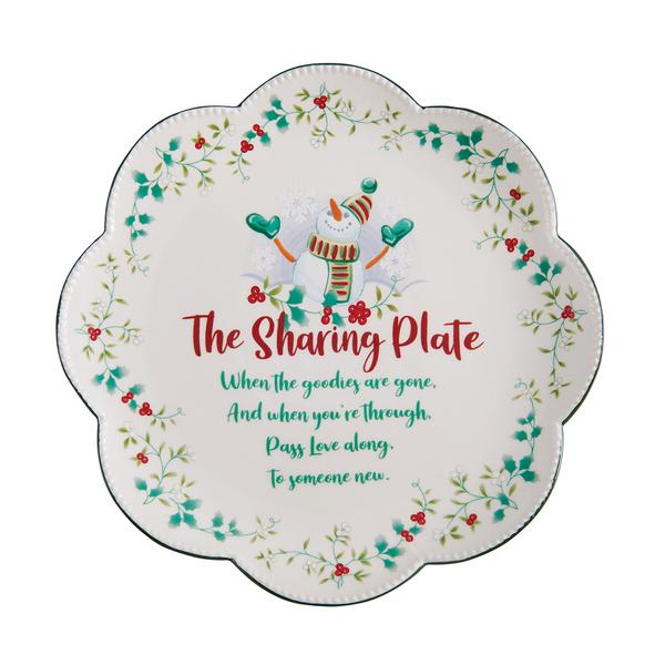 Pfaltzgraff® Winterberry Berry Scalloped Sharing Plate