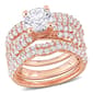 Gemstone Classics(tm) Lab Created White Sapphire Bridal Set - image 1