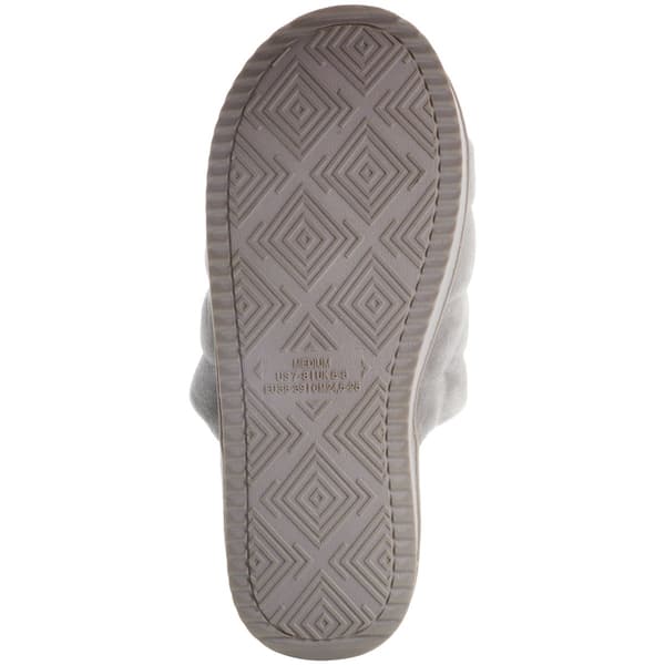 Womens Dr. Scholl''s Quilted Velour Slide Slippers