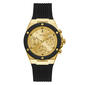 Womens Guess Black & Gold-Tone Sport Watch - GW0030L2 - image 1