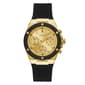 Womens Guess Black & Gold-Tone Sport Watch - GW0030L2 - image 1